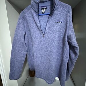 Patagonia Better Sweater in heathered purple